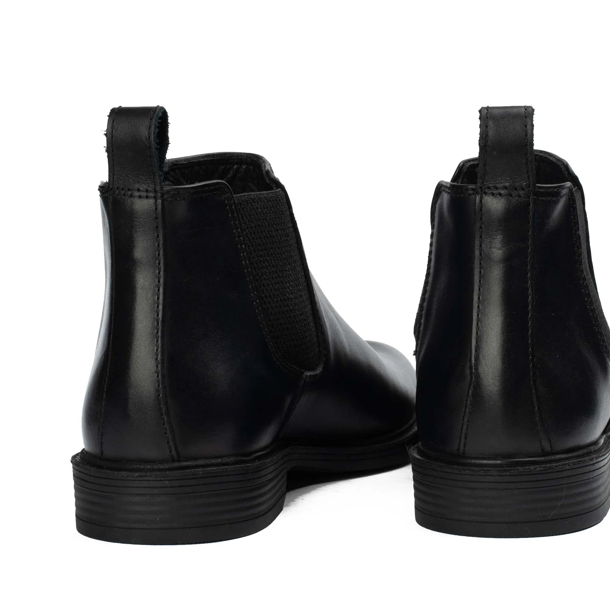 Adventurer BLACK Natural Leather Chelsea Boot