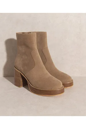 Alexandra Platform Booties