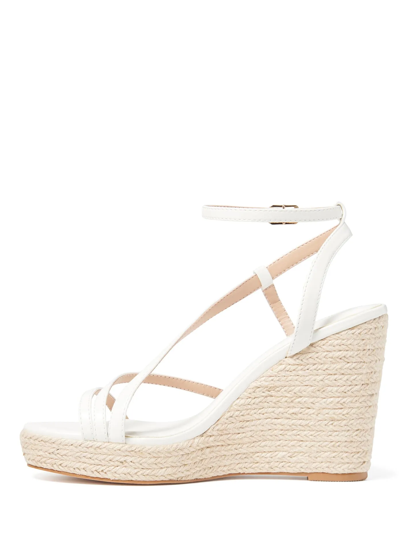 Ally Asymmetric Espadrille Wedge Heel