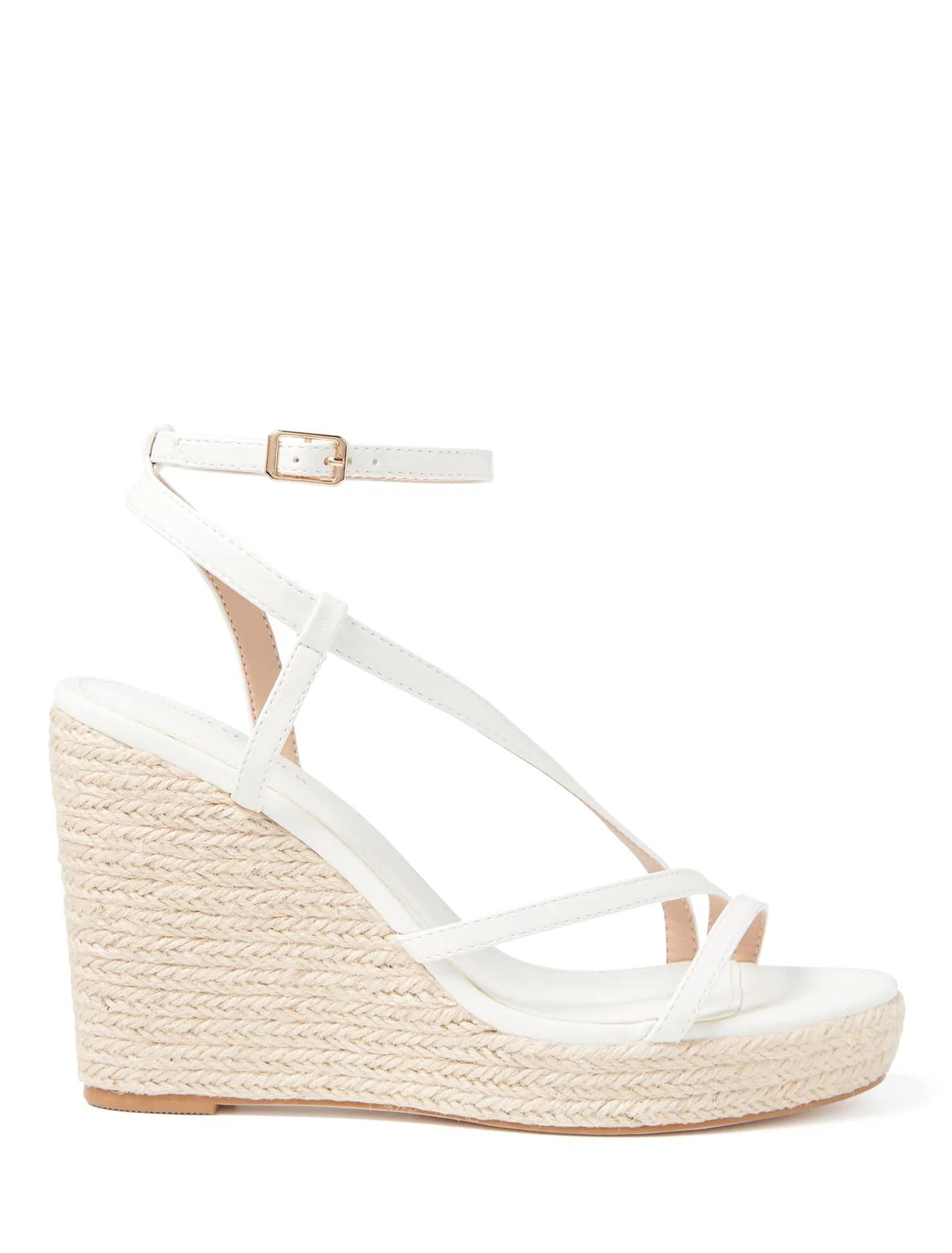 Ally Asymmetric Espadrille Wedge Heel