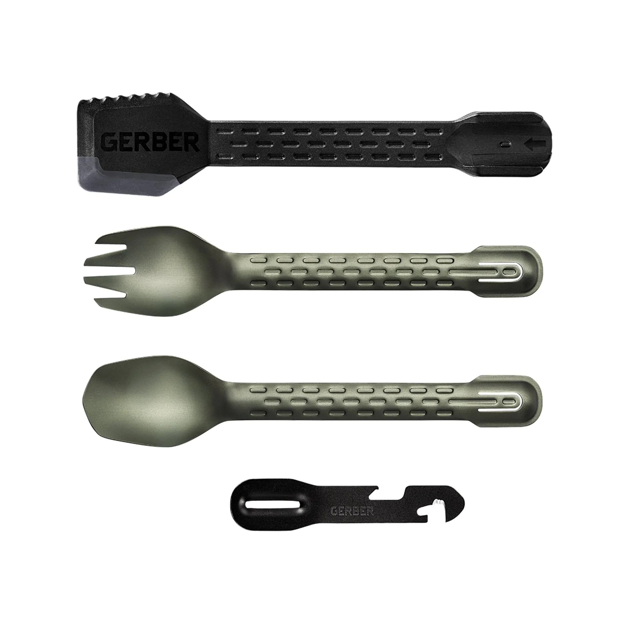 ComplEAT Tool Flat Sage Green Cutlery Set - Gerber