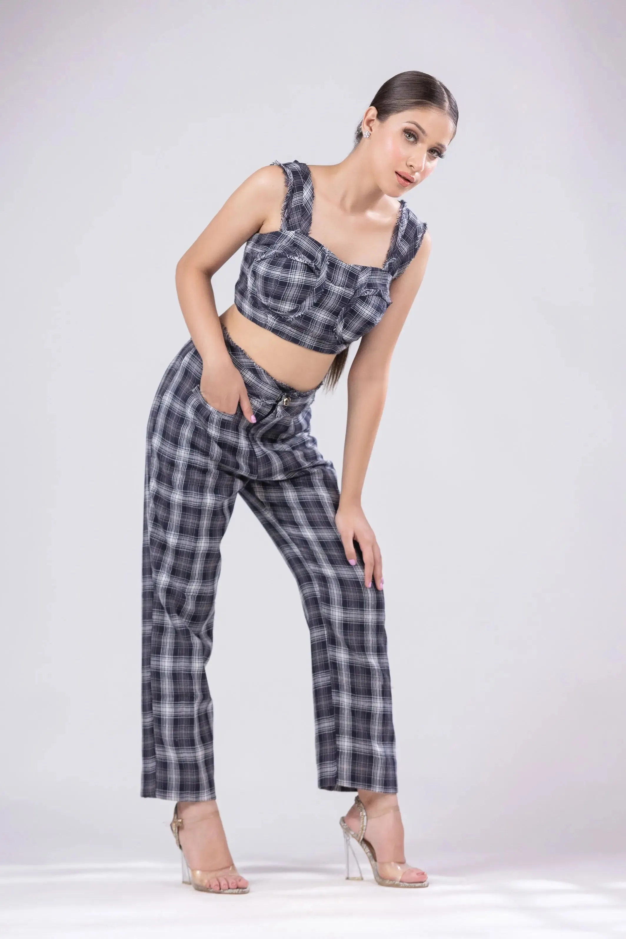 Crop Top with bottom coordinate set