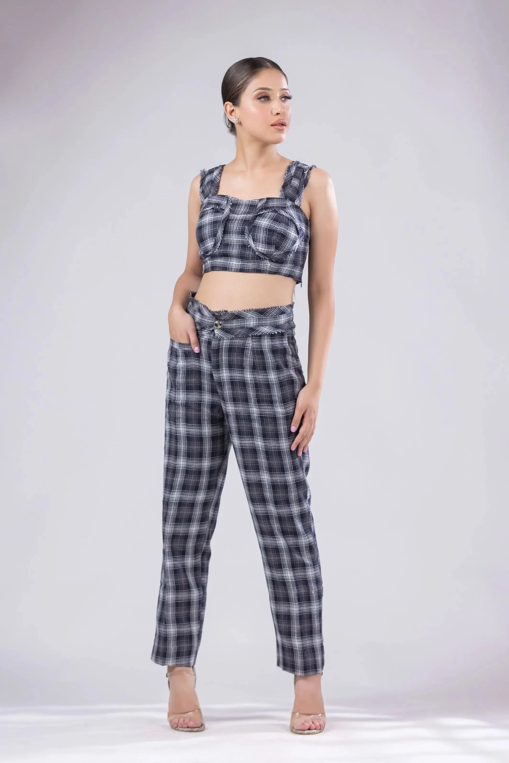 Crop Top with bottom coordinate set