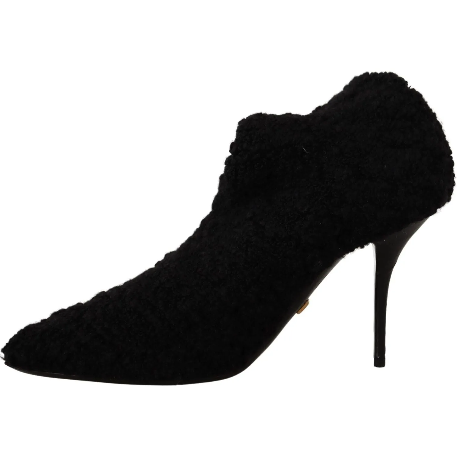 Dolce & Gabbana Elegant Black Mid-Calf Viscose Boots