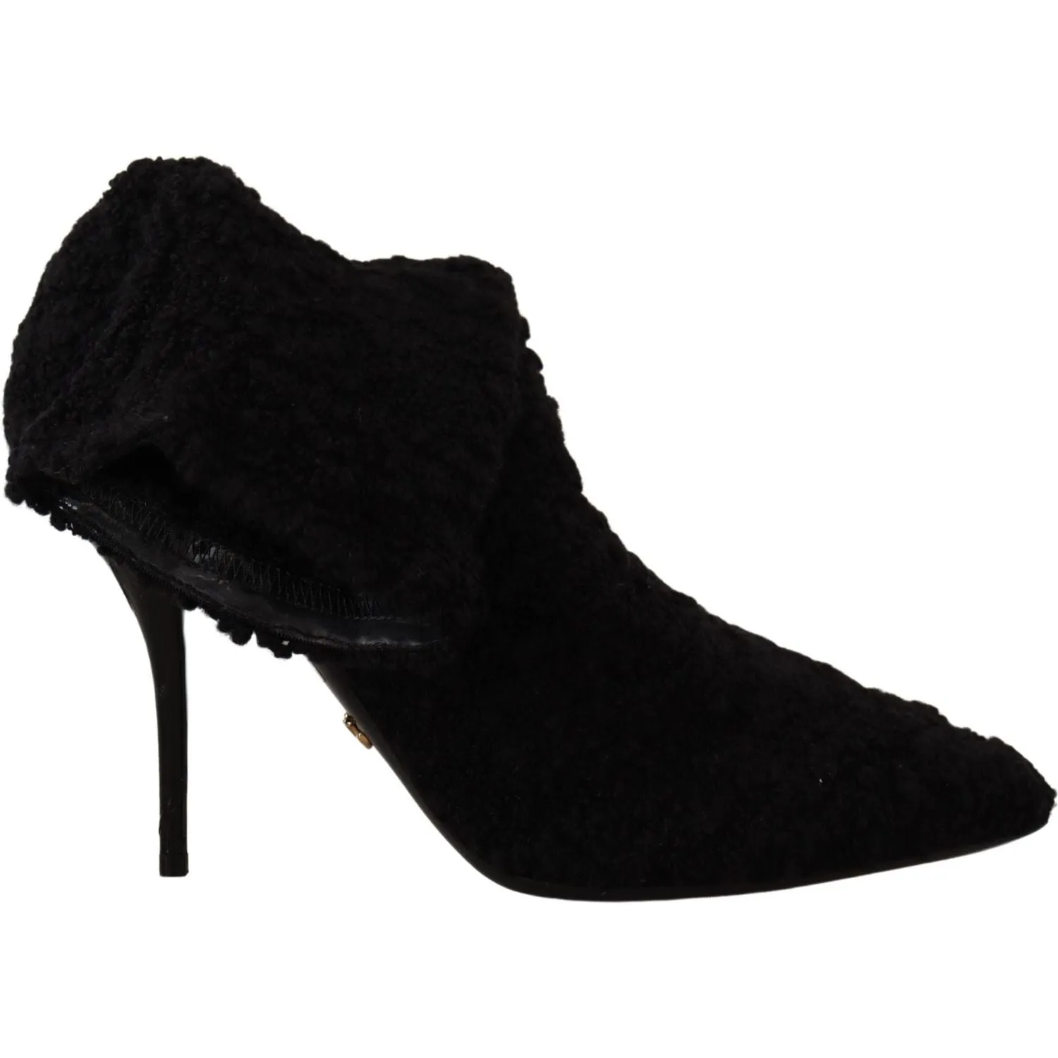 Dolce & Gabbana Elegant Black Mid-Calf Viscose Boots