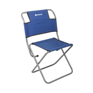 Folding Steel Frame Camping Chair with Back Support