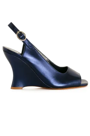 Galaxy Calf Bianca Wedge