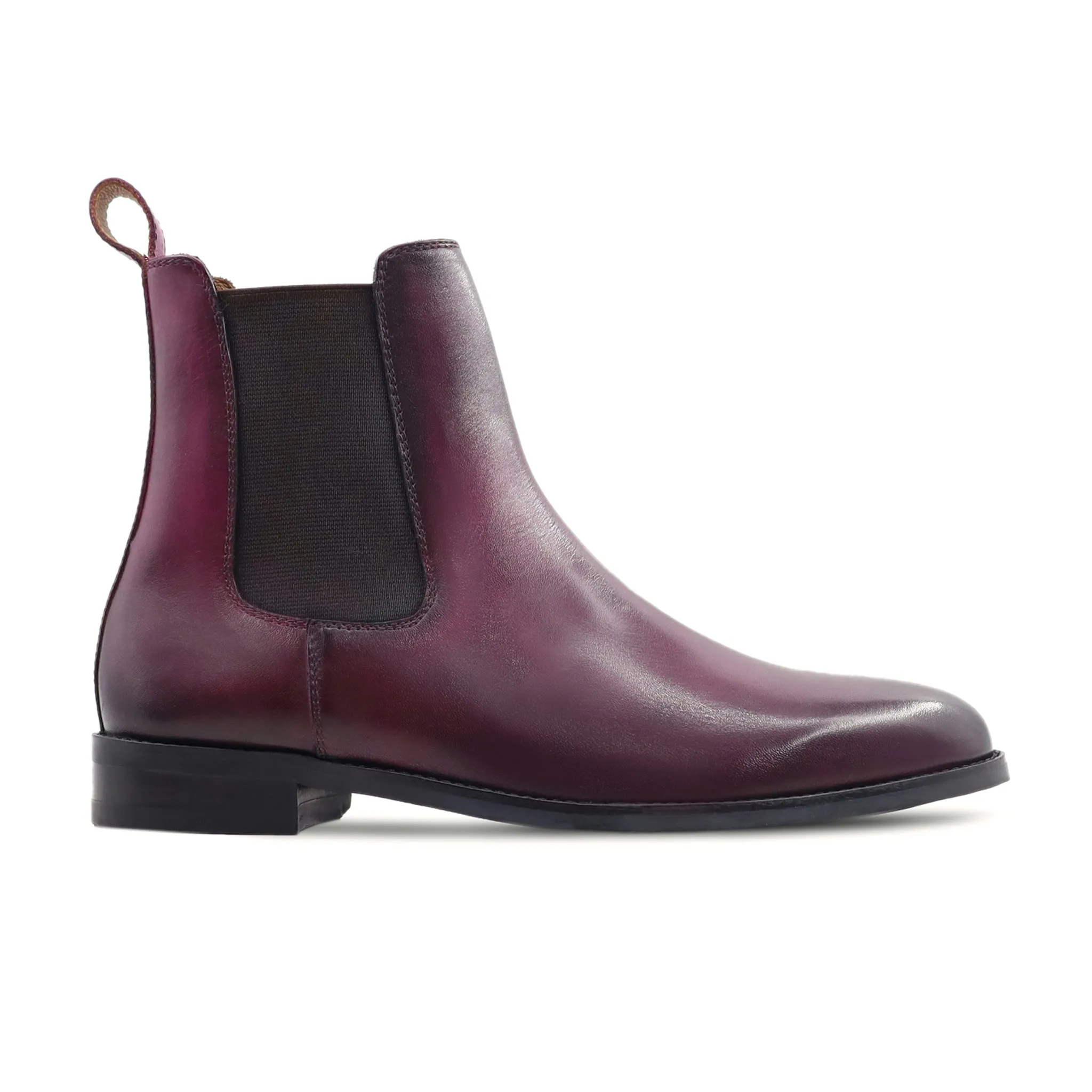 Iskolc - Men's Black Forest Patina Chelsea Boot