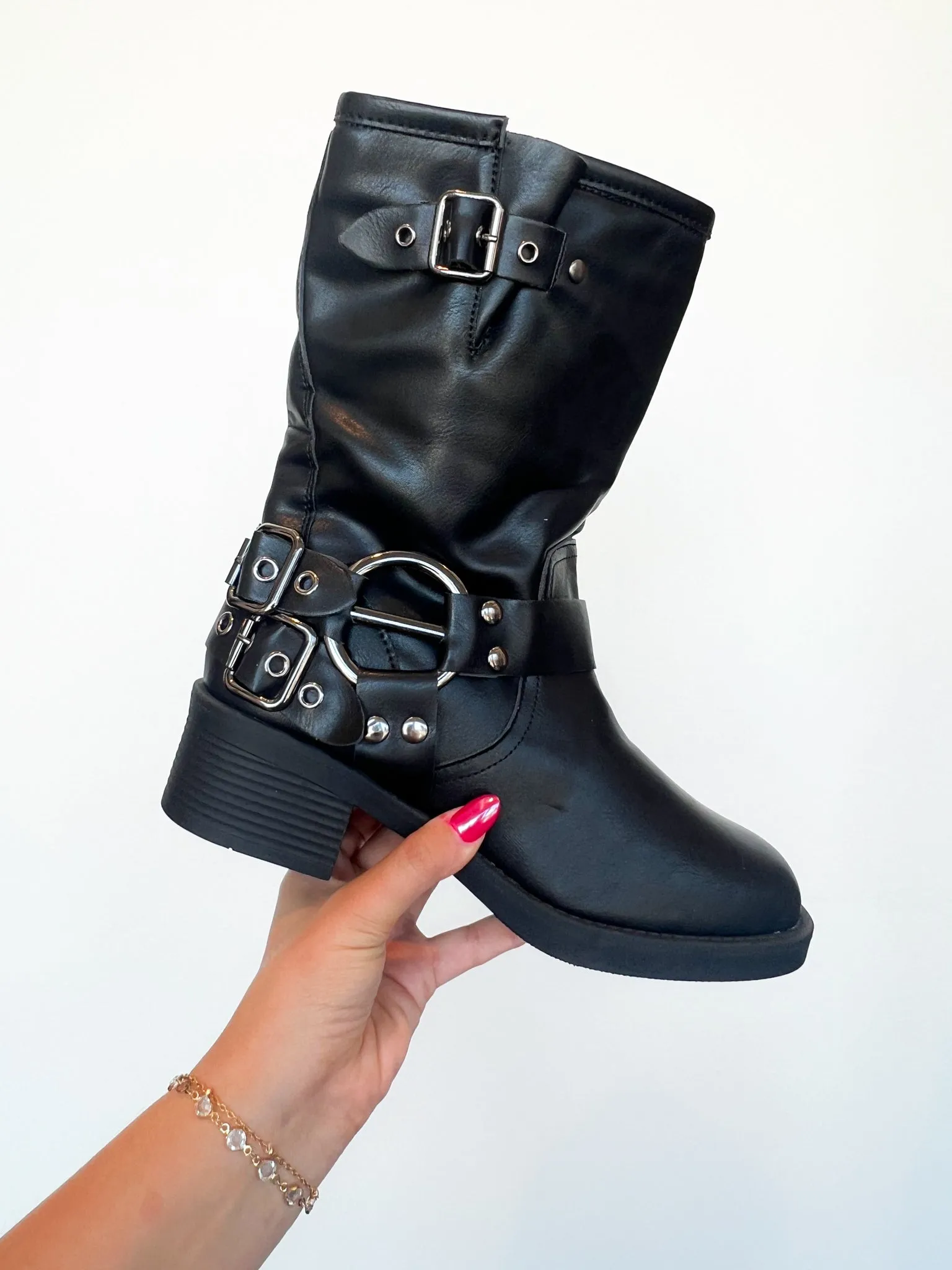 Ivanka Harness Boots- Black