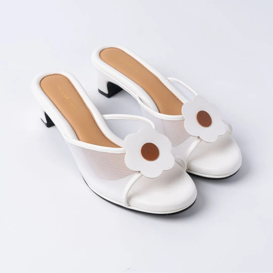 Keen Kitten Heels in Hana White