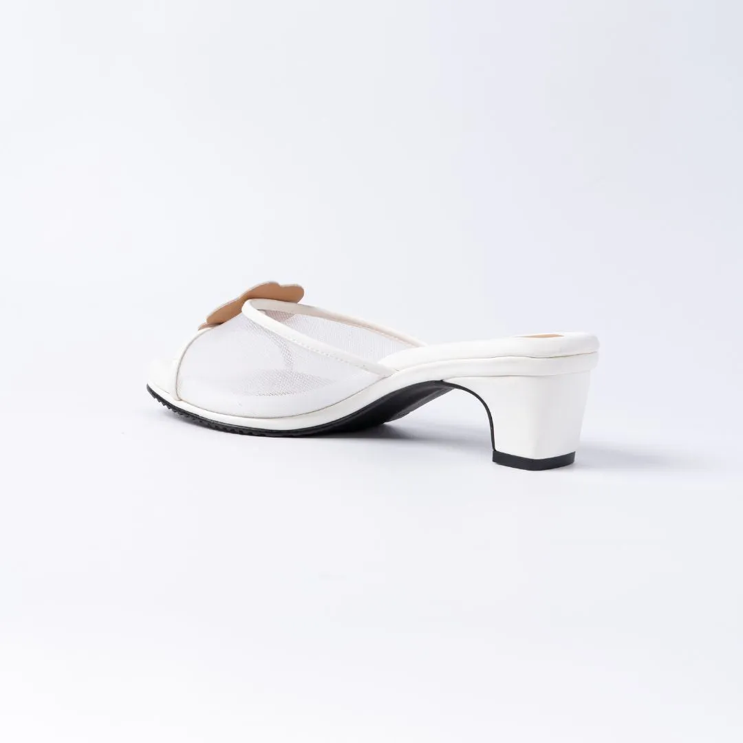 Keen Kitten Heels in Hana White