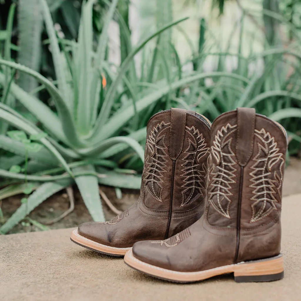 Kids' Brown Country Boots | Everyday Western Boots for Kids K3007