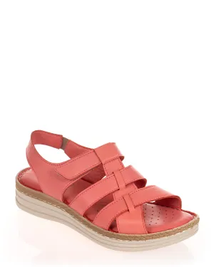 Mago Freda Flower Leather Sandal