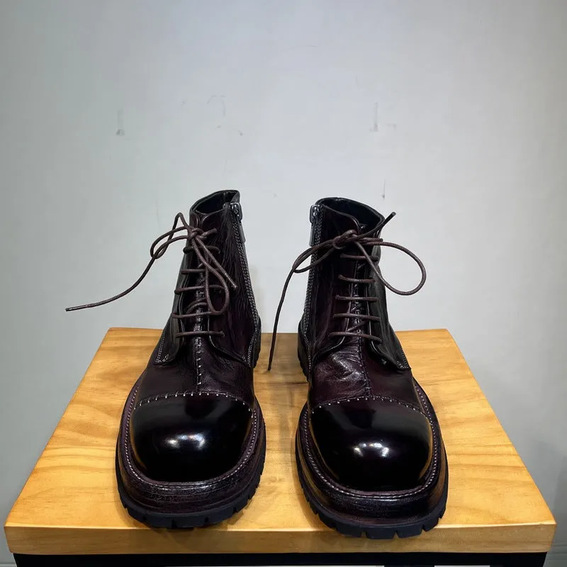 Men's Zip Work Boots