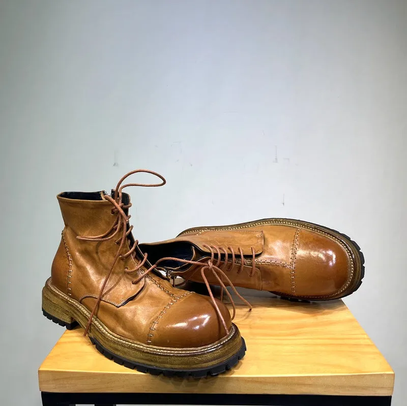 Men's Zip Work Boots