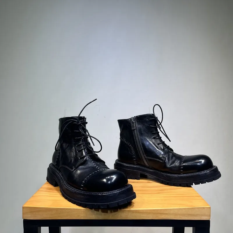 Men's Zip Work Boots