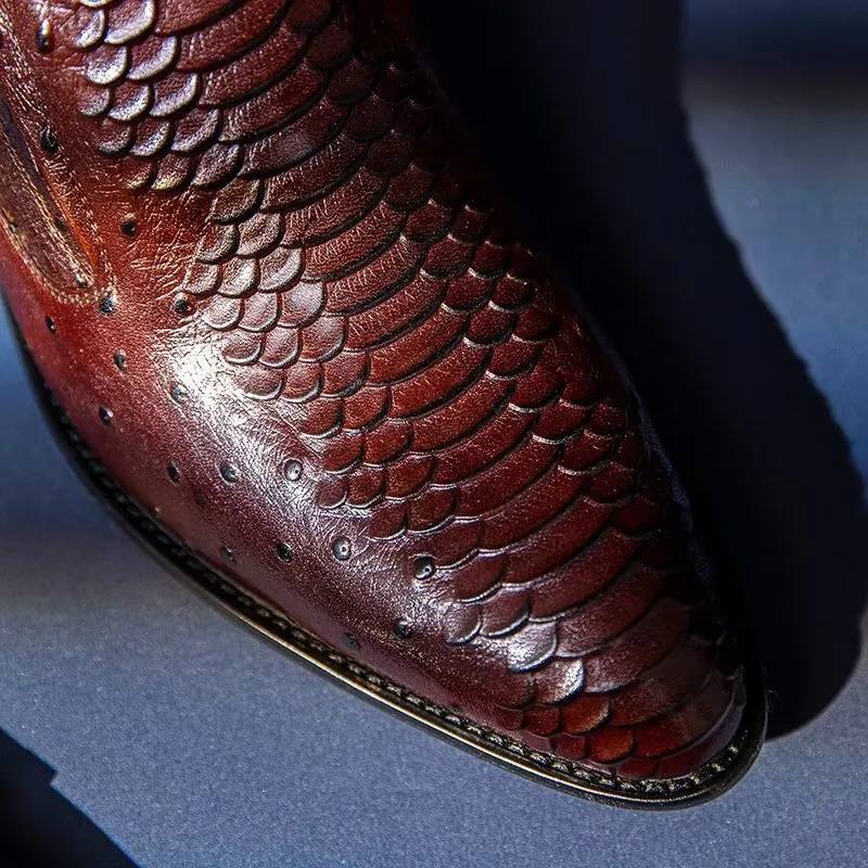 Opulent CrocTex Slip-on Footwear