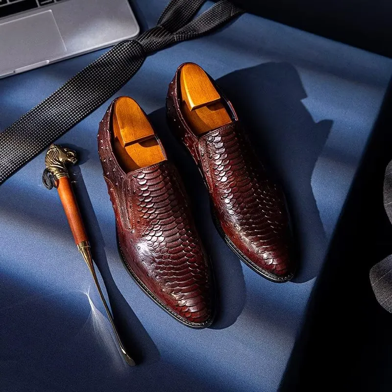 Opulent CrocTex Slip-on Footwear