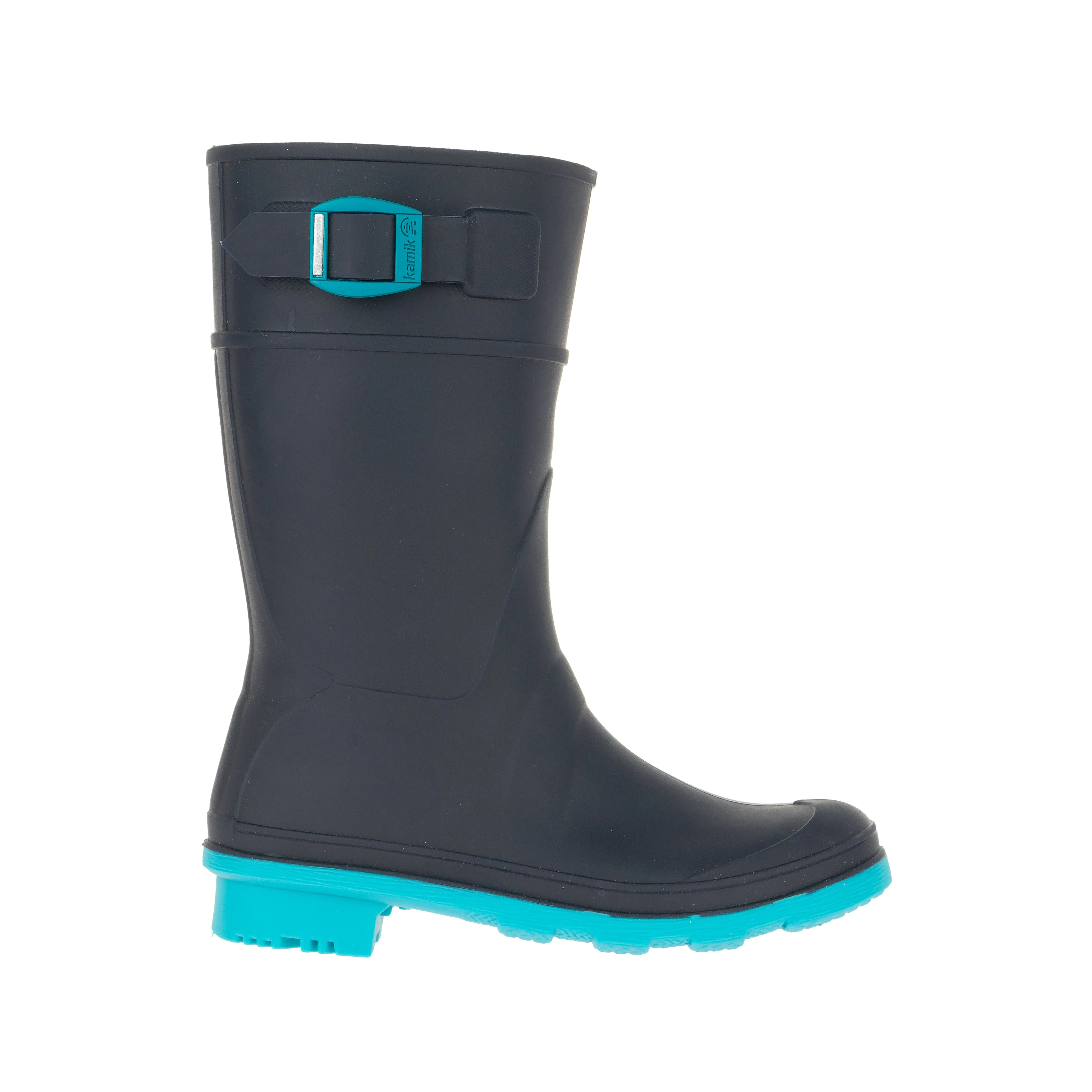 Raindrops Rain Boot - Navy/Teal