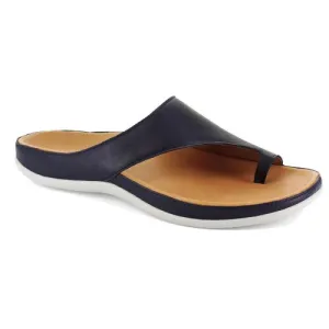 Strive Womens Capri Orthotic Sandals - Navy at Brandy's Shoes Made in USA