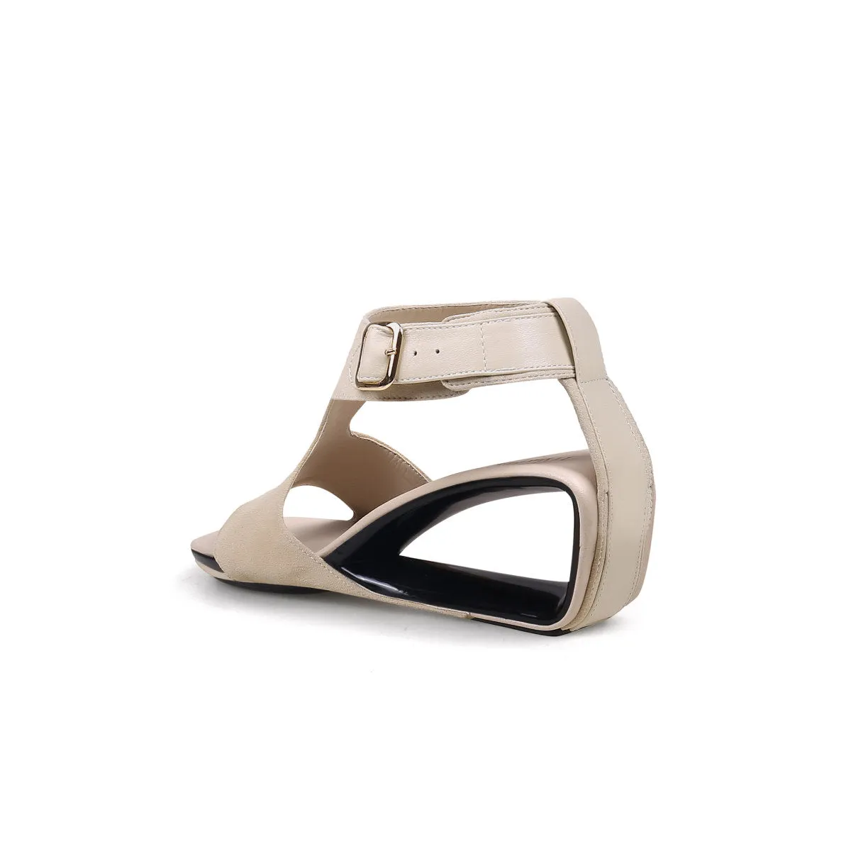 T-Strap Ankle Buckle Sandals