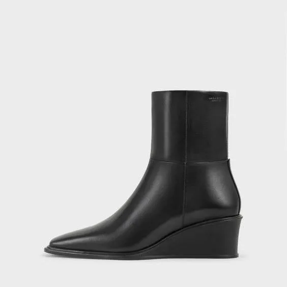 VAGABOND AINO WEDGE BOOTIE BLACK