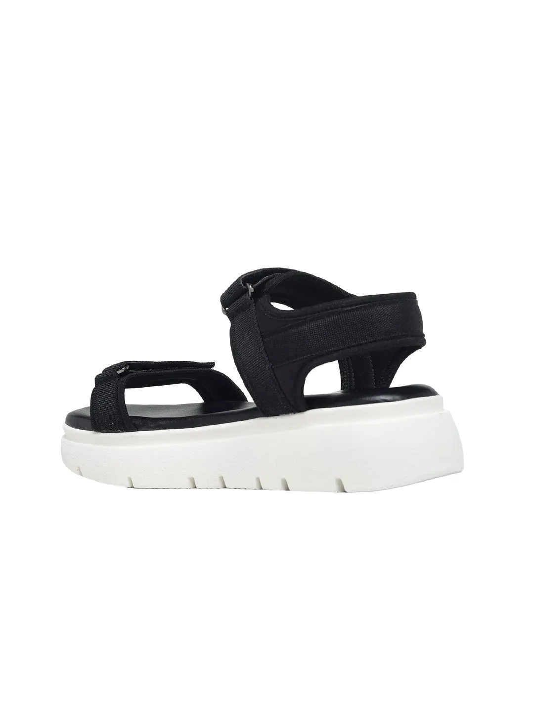 Velina Black Flatform Heels