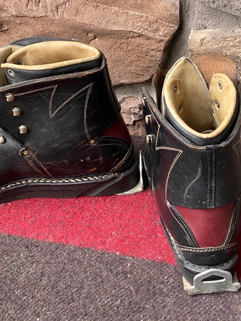 Vintage Rieker Leather Ski Boots