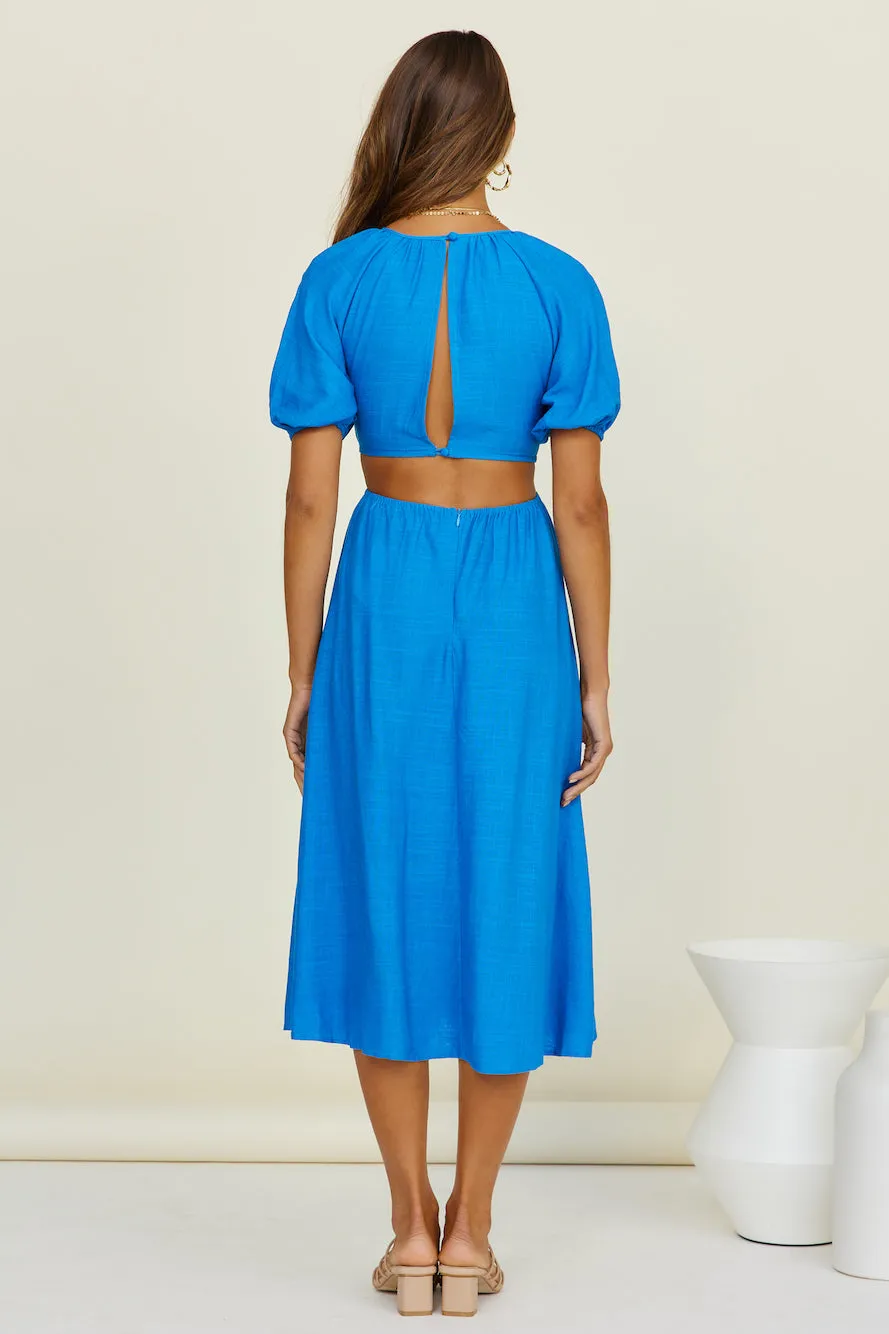 Warmth From Within Maxi Dress Blue