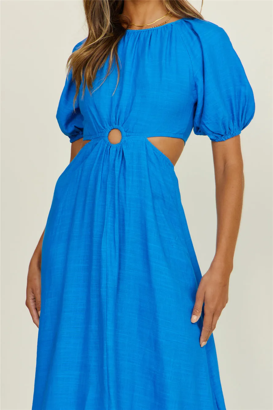 Warmth From Within Maxi Dress Blue