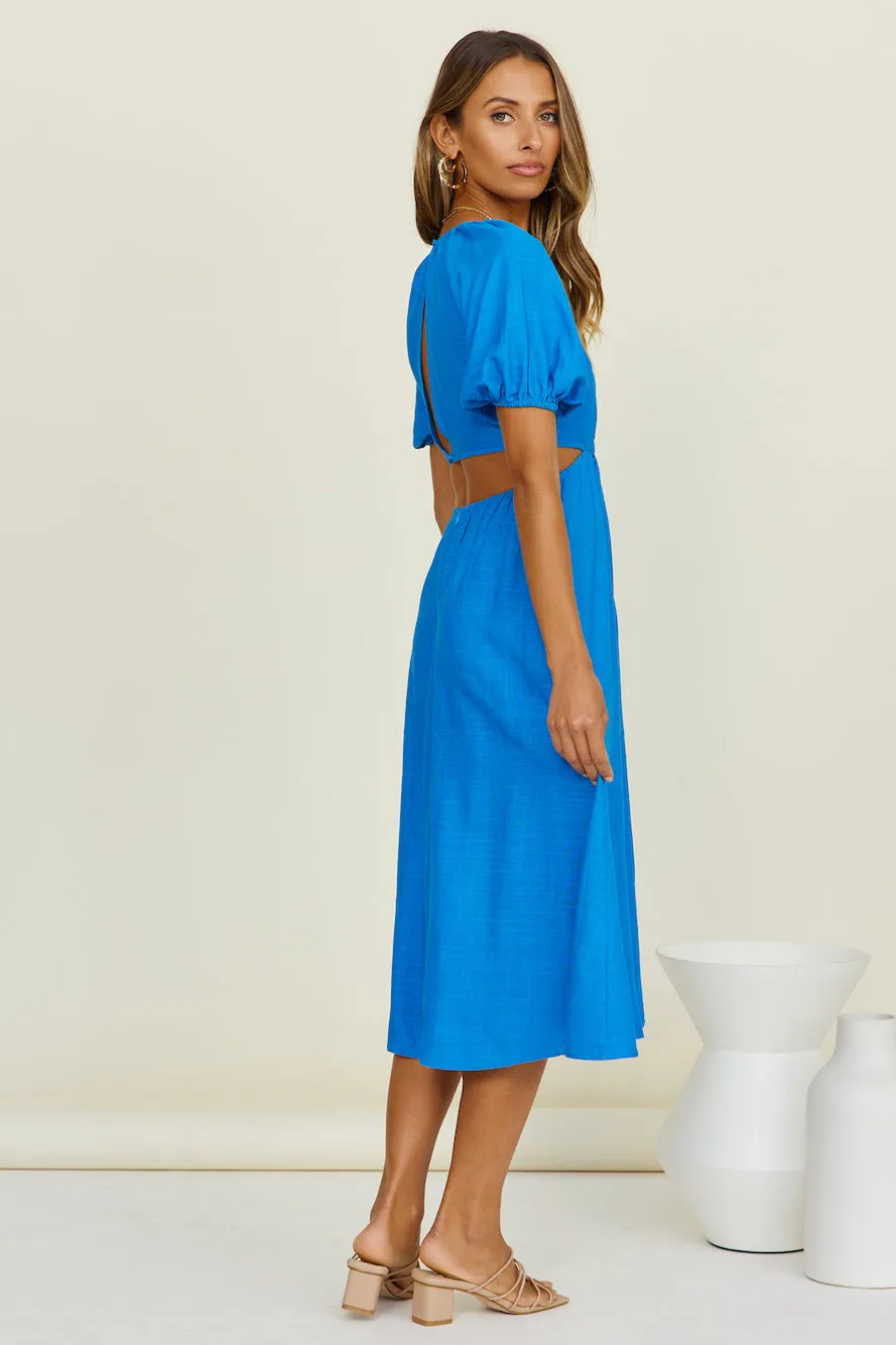 Warmth From Within Maxi Dress Blue