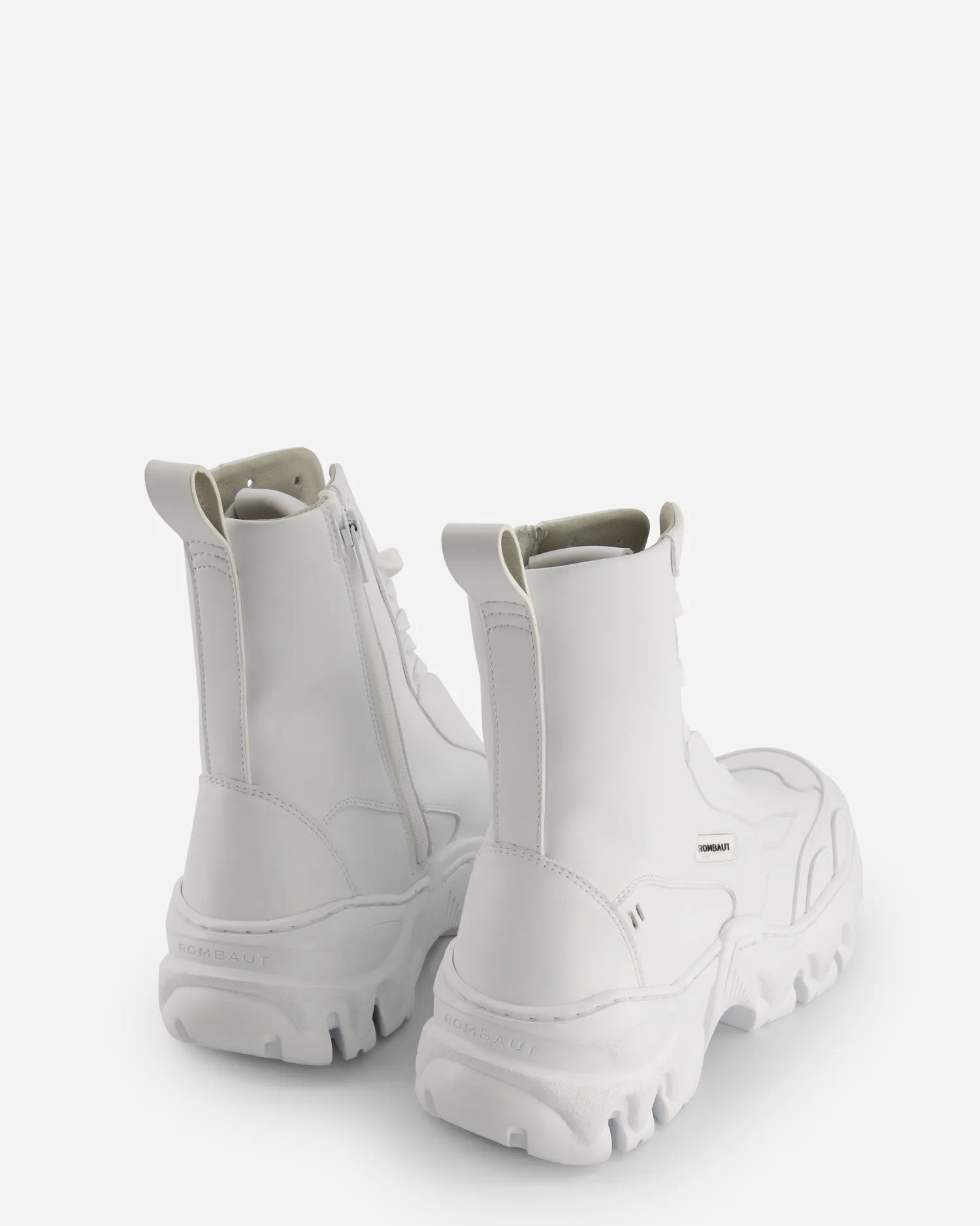 White Future Leather Boccaccio II Boots