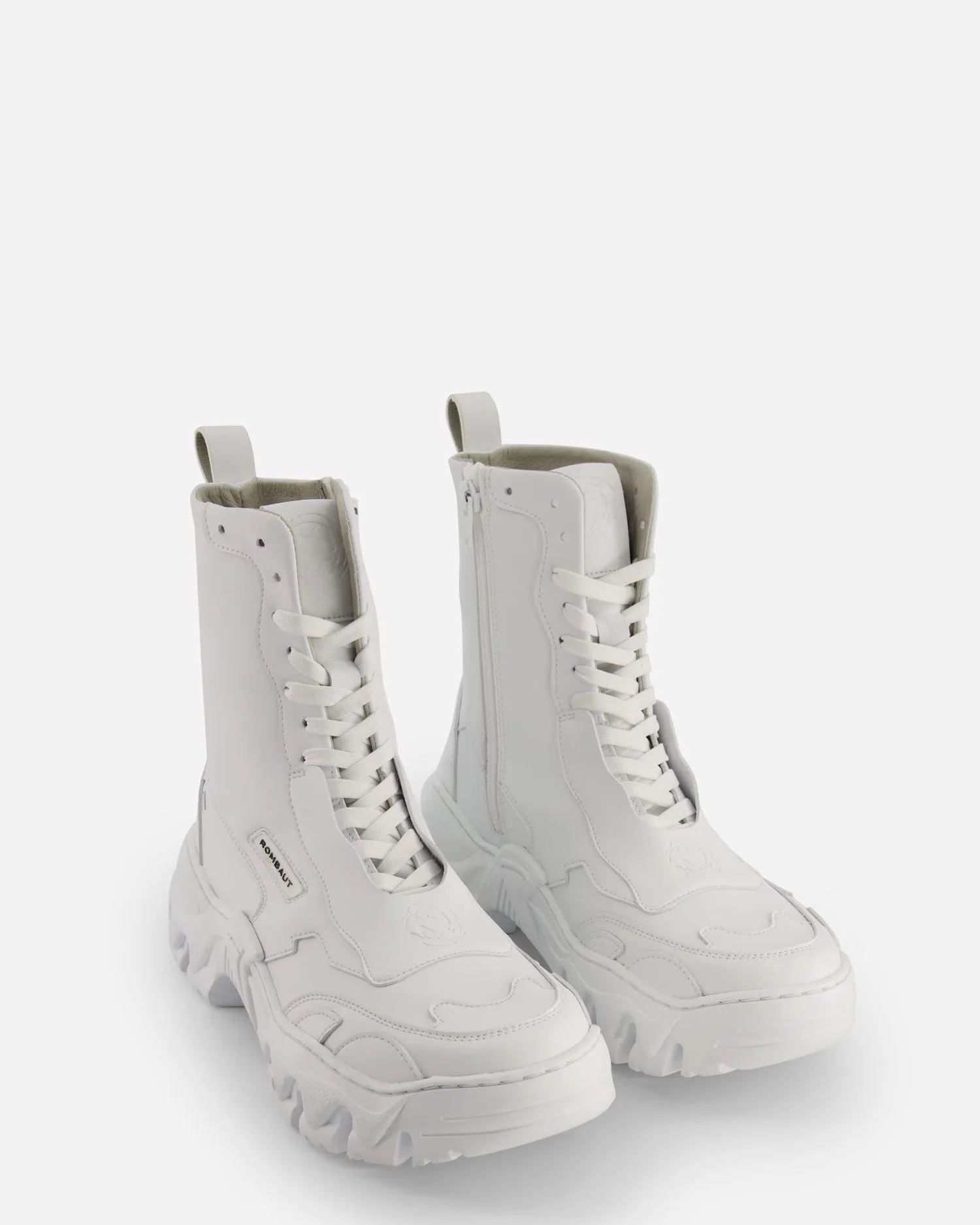 White Future Leather Boccaccio II Boots